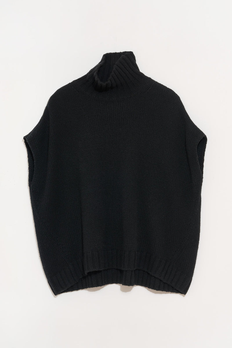 Cashmere Turtleneck Gilet