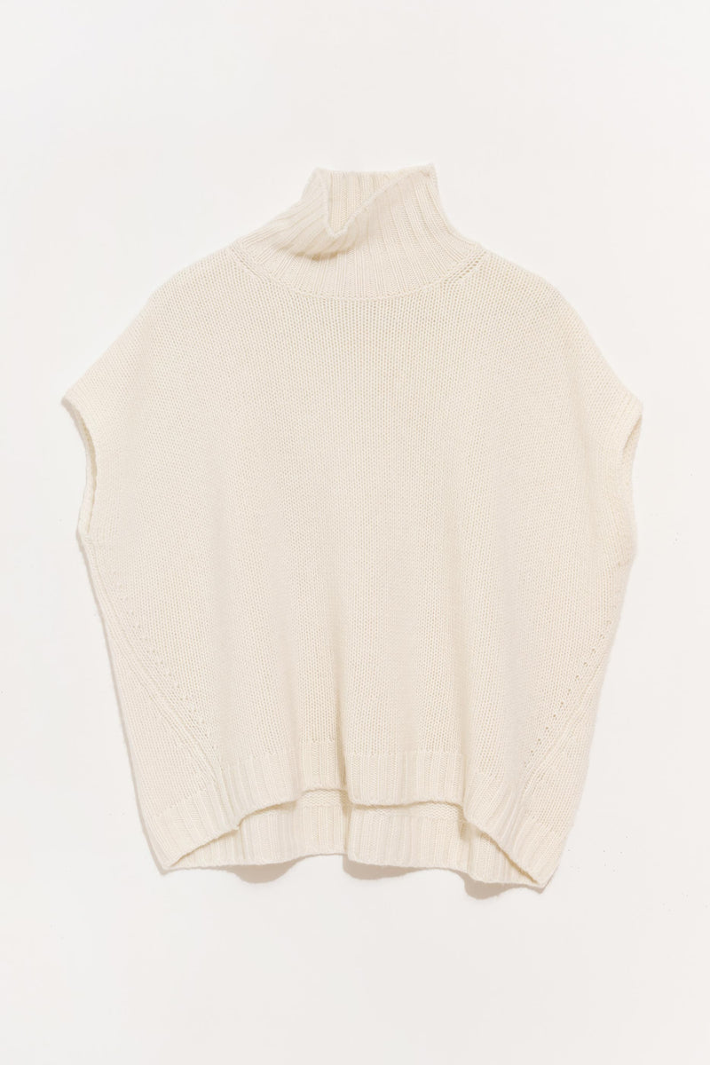 Cashmere Turtleneck Gilet