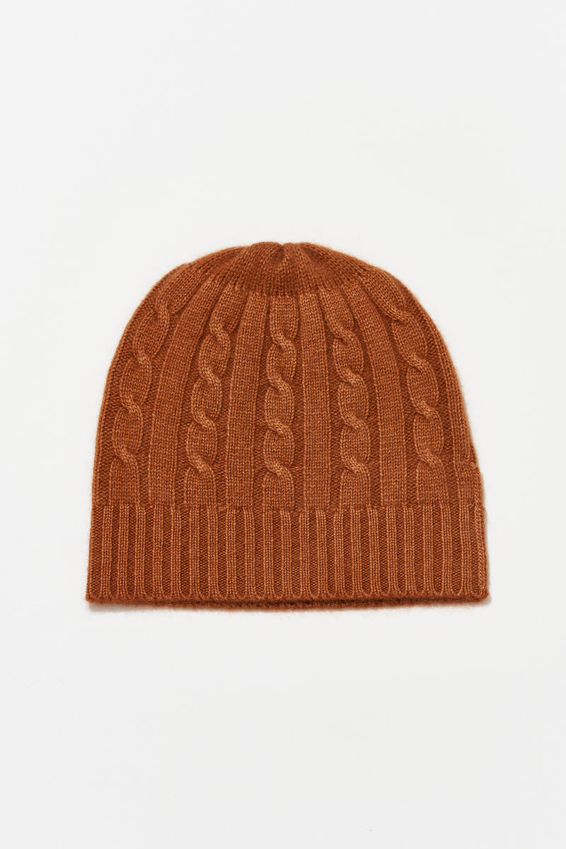 Cashmere Cable Beanie