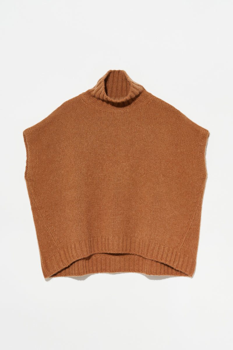 Cashmere Turtleneck Gilet