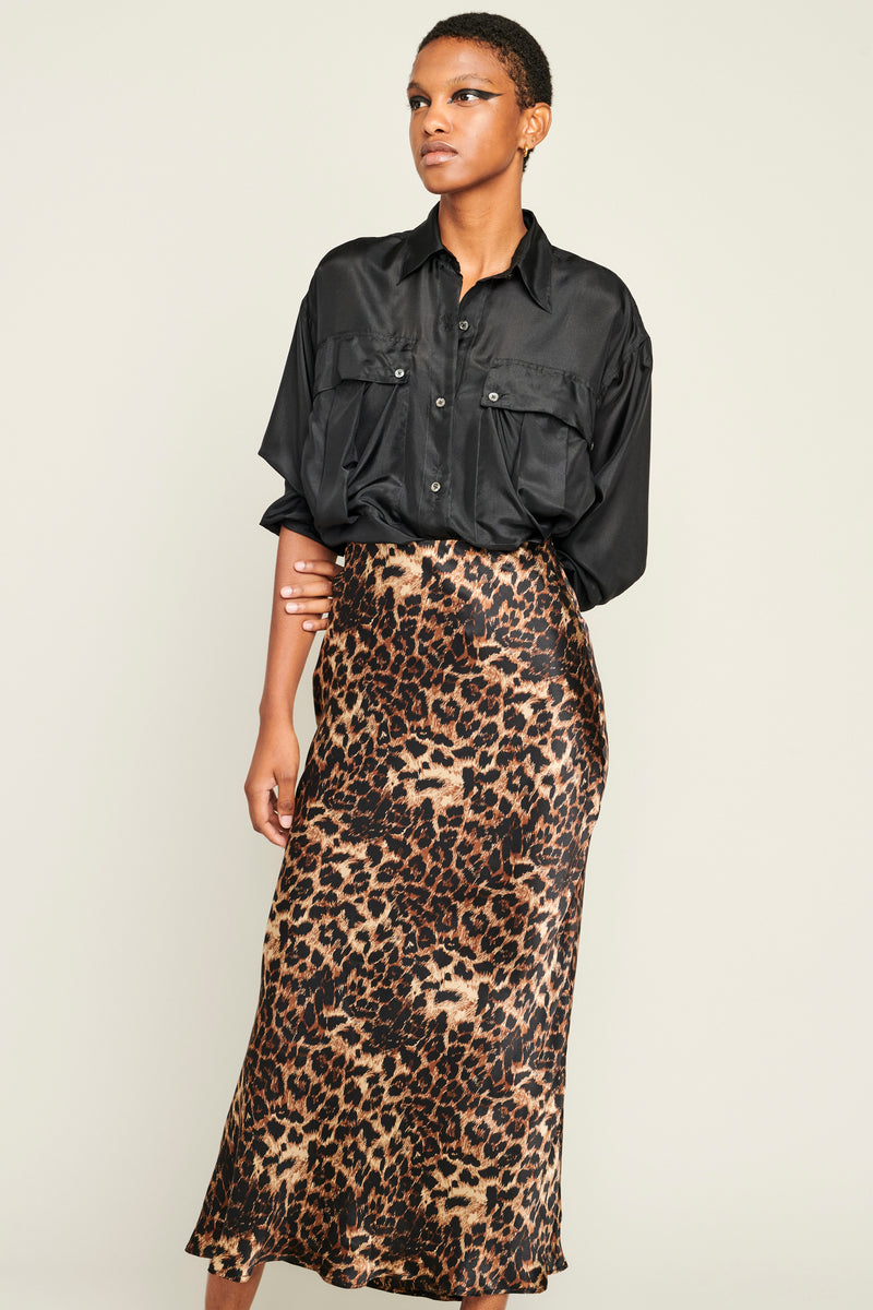 Caryl Silk Skirt