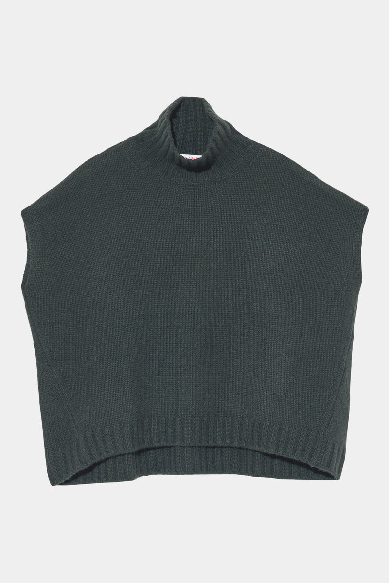 Cashmere Turtleneck Gilet