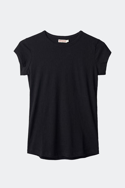 Short Sleeve Shirttail in Black - ORGANIC by John Patrick – Organic by John  Patrick