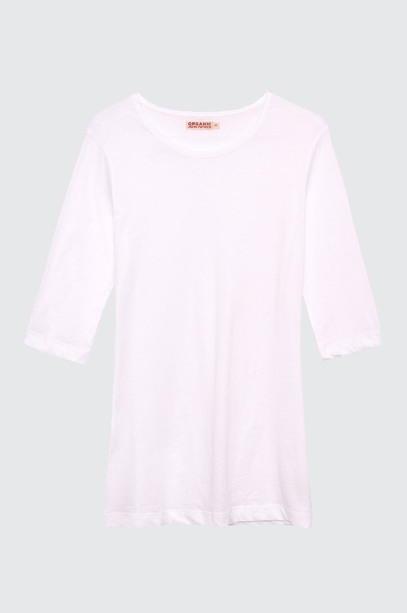 The Clara Elbow Sleeve Crew T-Shirt