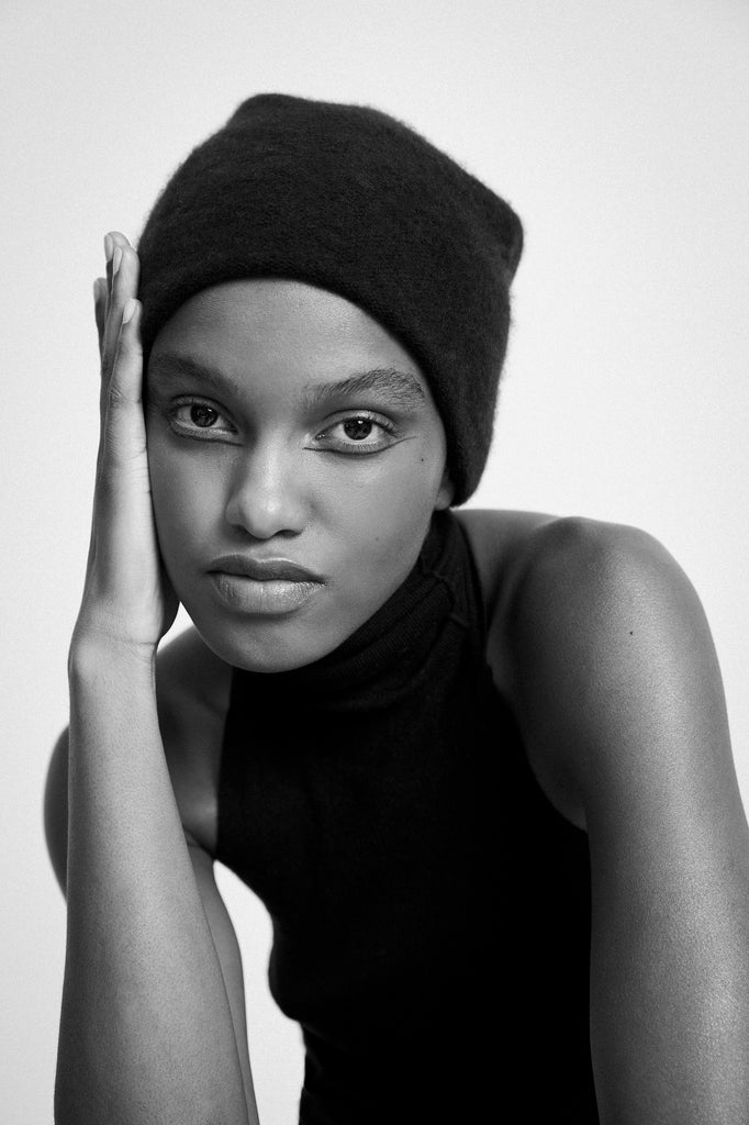 Cashmere Felted Beanie