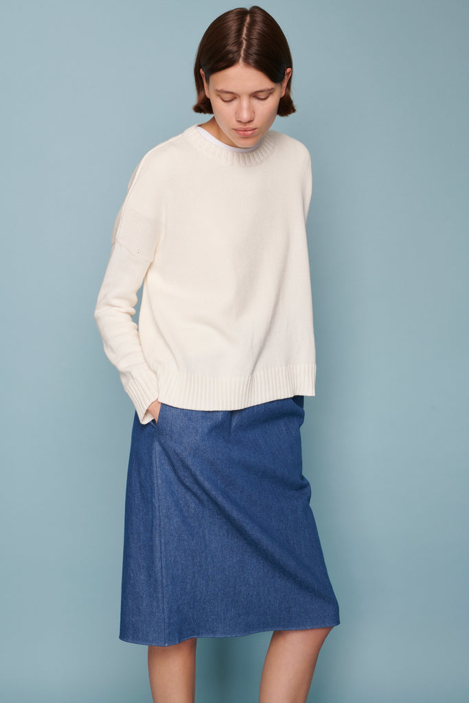 Cotton Wide Pullover