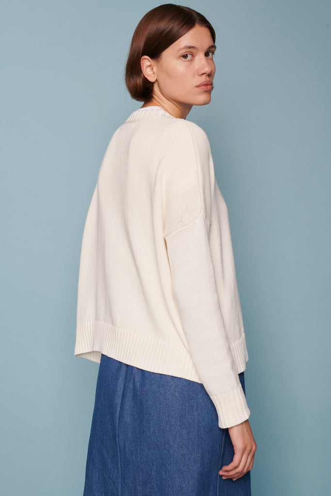 Cotton Wide Pullover