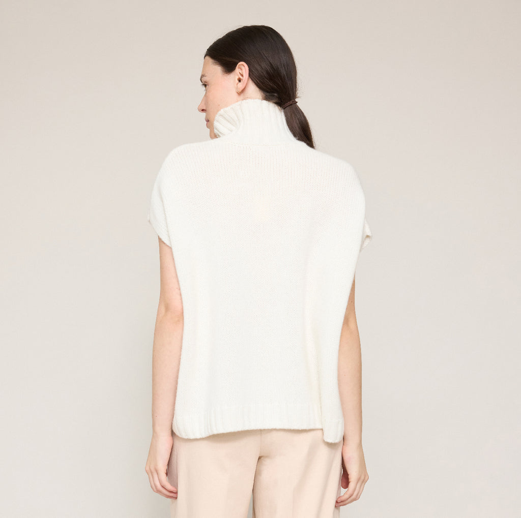 Cashmere Turtleneck Gilet