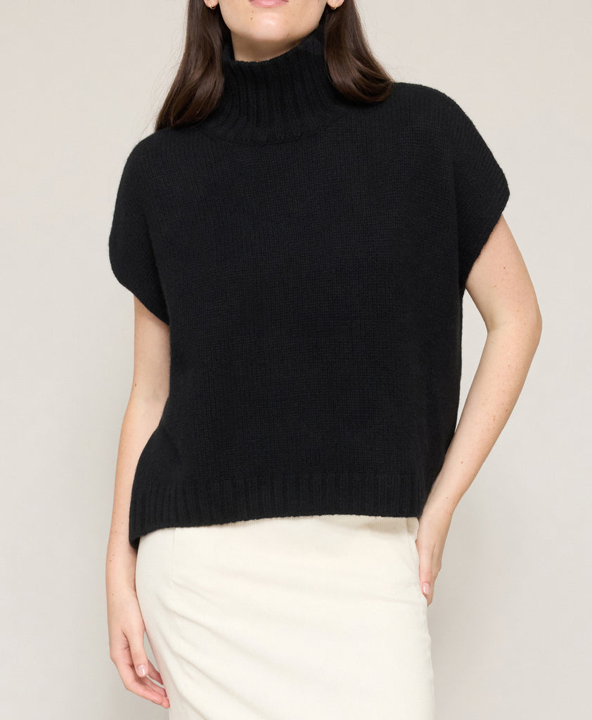 Cashmere Turtleneck Gilet