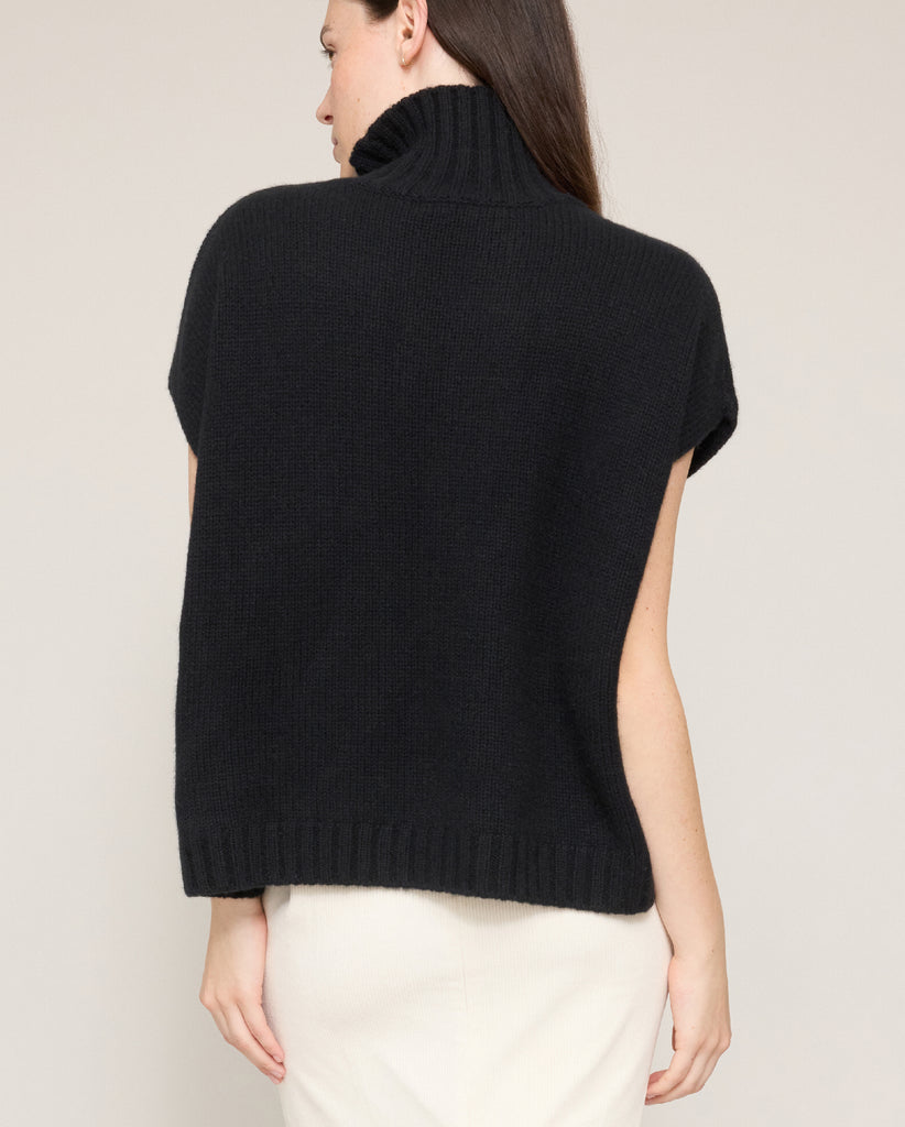 Cashmere Turtleneck Gilet