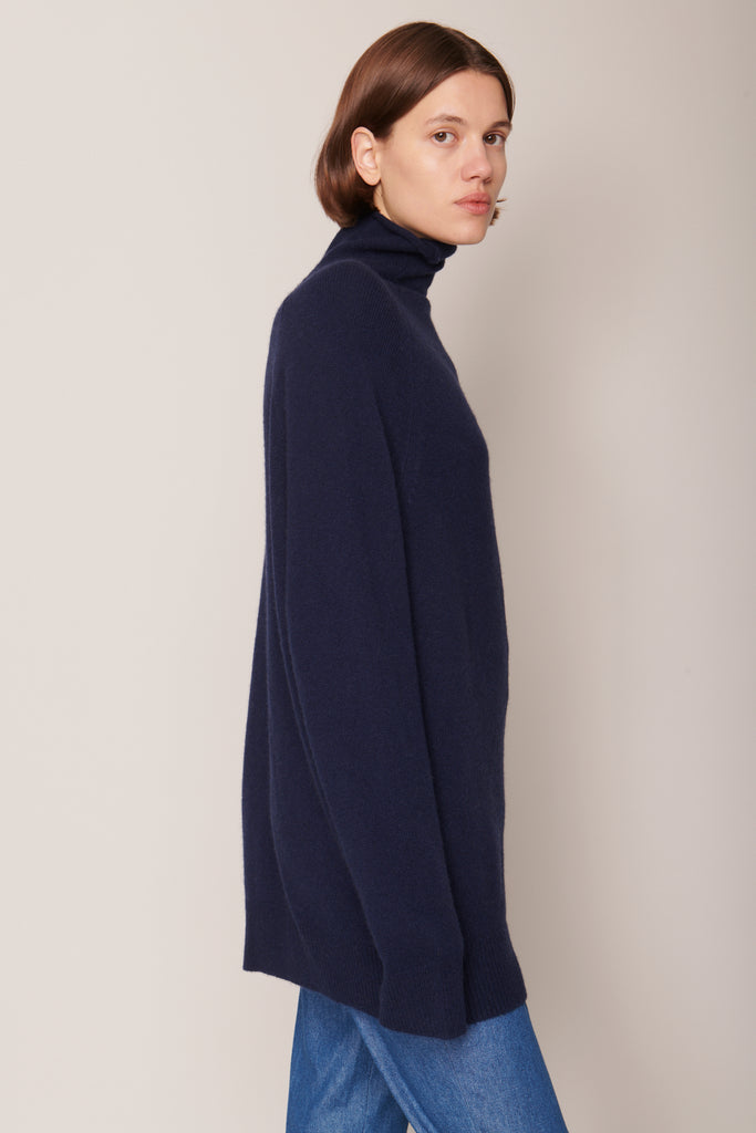 Christy Funnel Neck Cashmere Sweater