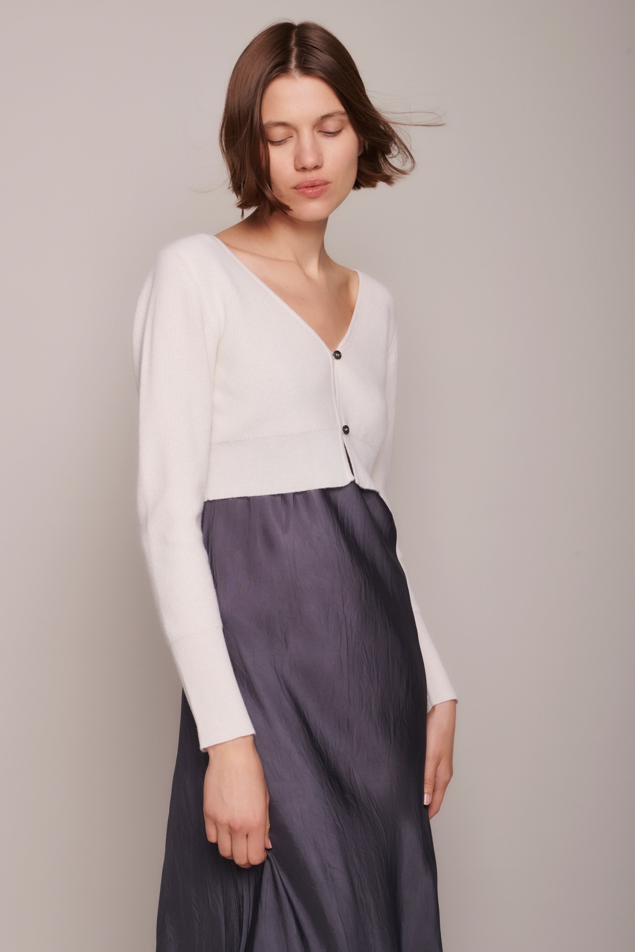 Cashmere shrug ivory sale