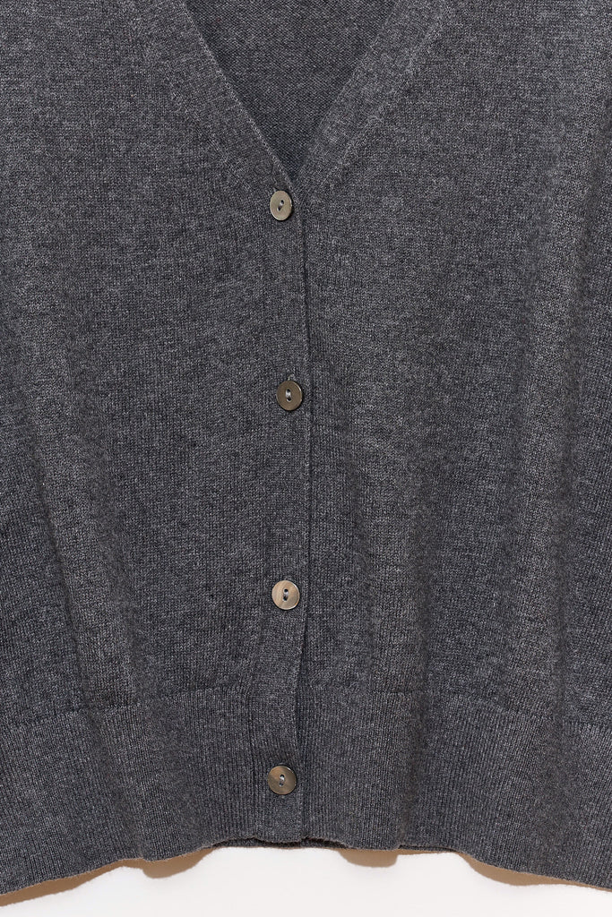 Cotton Cashmere Cropped Cardigan