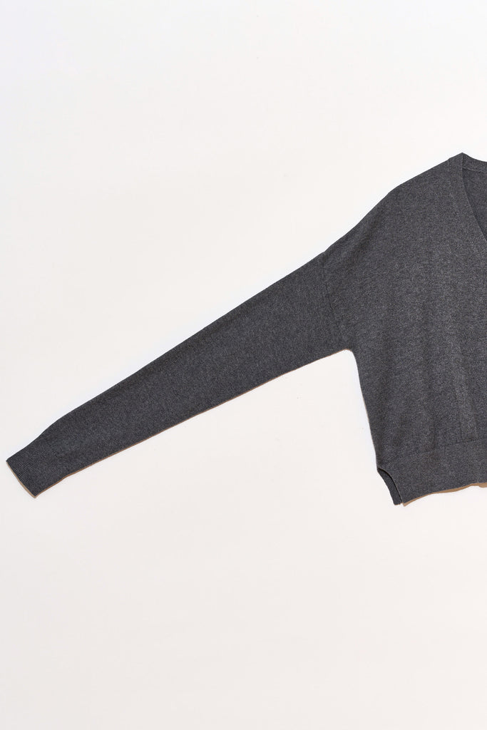 Cotton Cashmere Cropped Cardigan