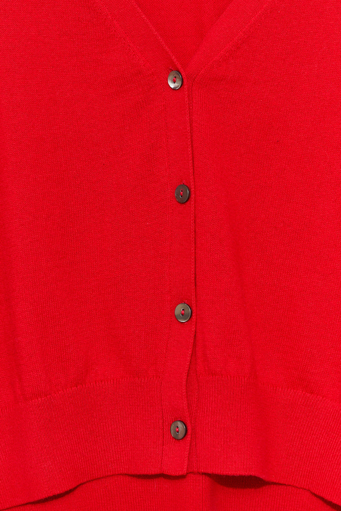 Cotton Cashmere Cropped Cardigan