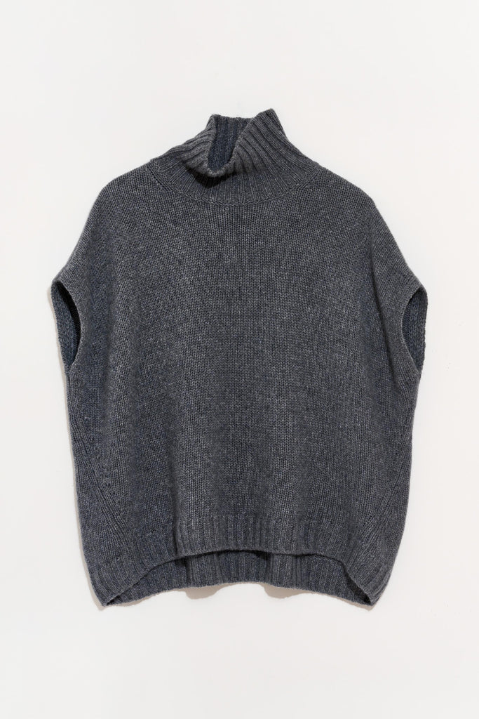 Cashmere Turtleneck Gilet