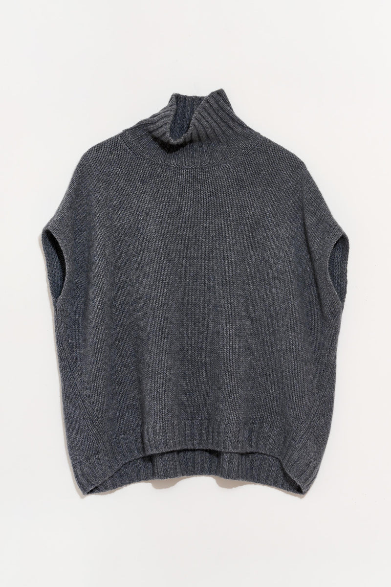 Cashmere Turtleneck Gilet