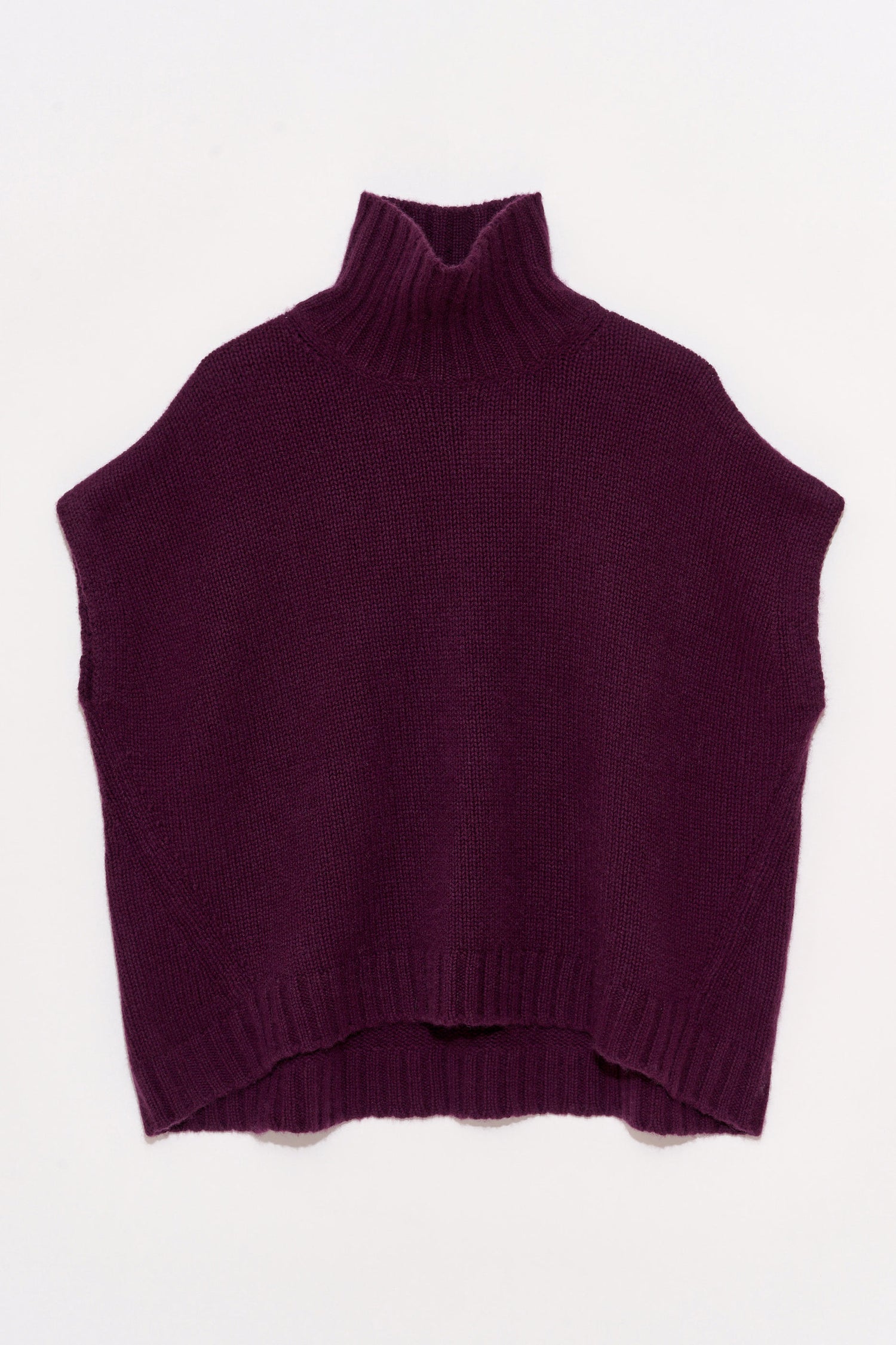 Cashmere Turtleneck Gilet