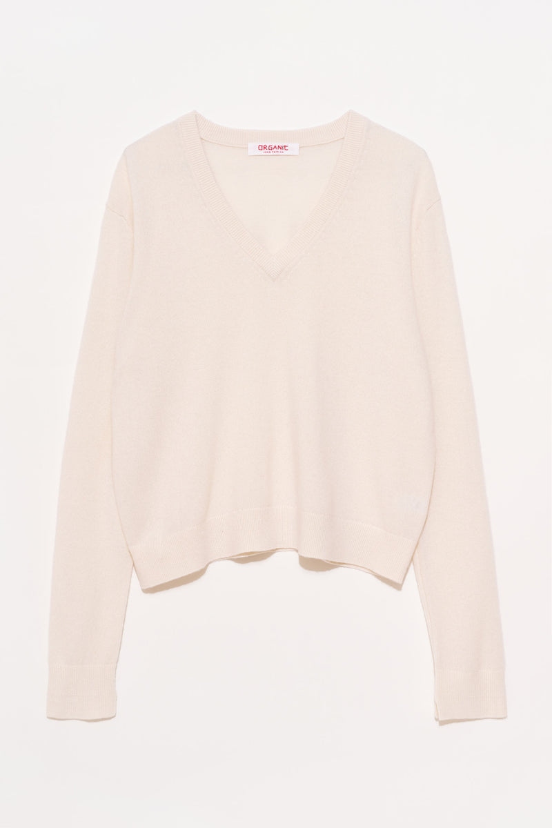 Betty V Neck in Cashmere