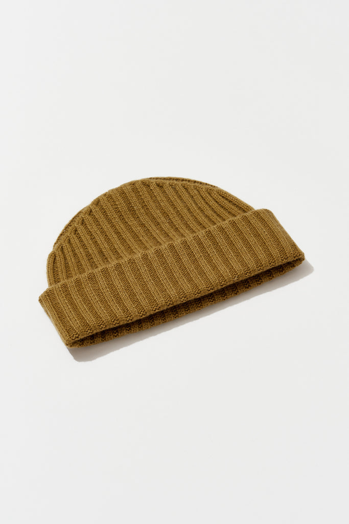 Double Cuffed Ribbed Hat