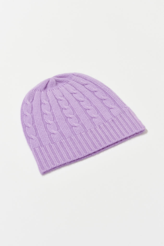Cashmere Cable Beanie