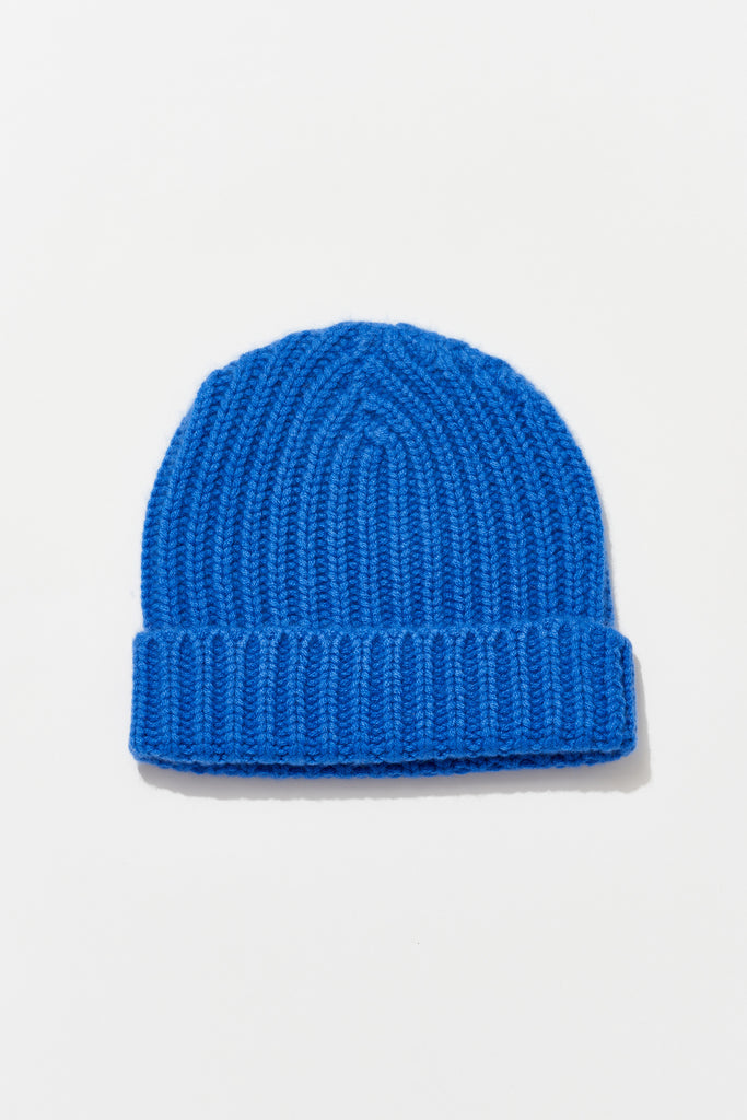 Cashmere Ribbed Beanie