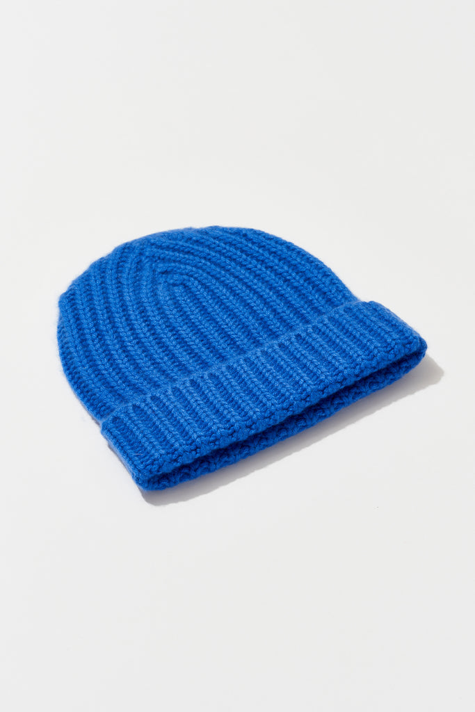Cashmere Ribbed Beanie