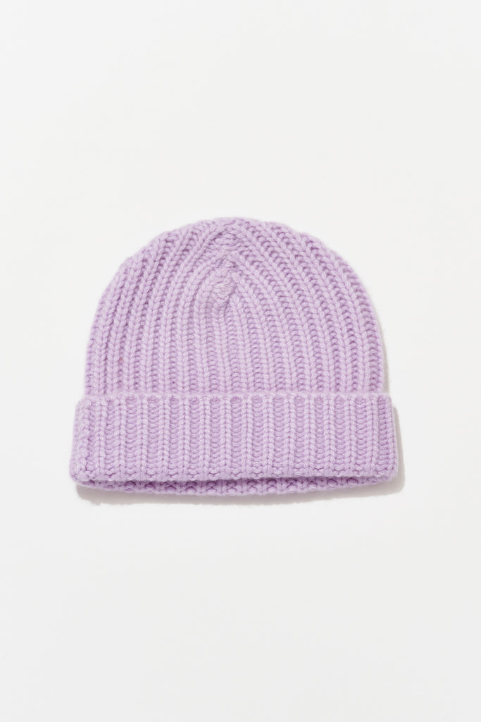 Cashmere Ribbed Beanie