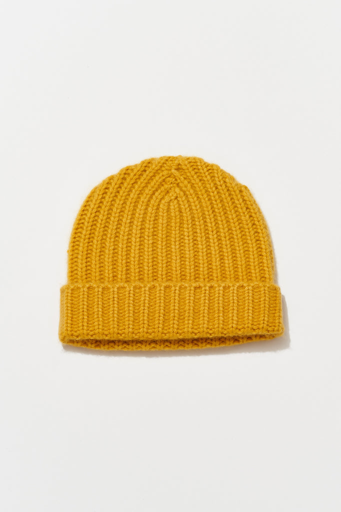 Cashmere Ribbed Beanie