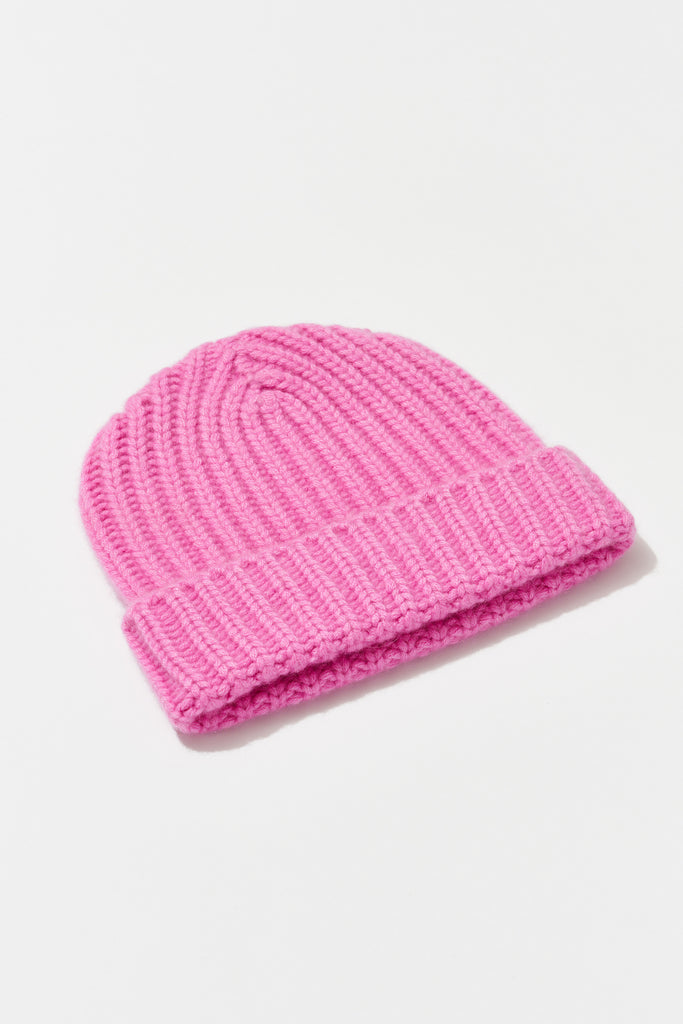 Cashmere Ribbed Beanie