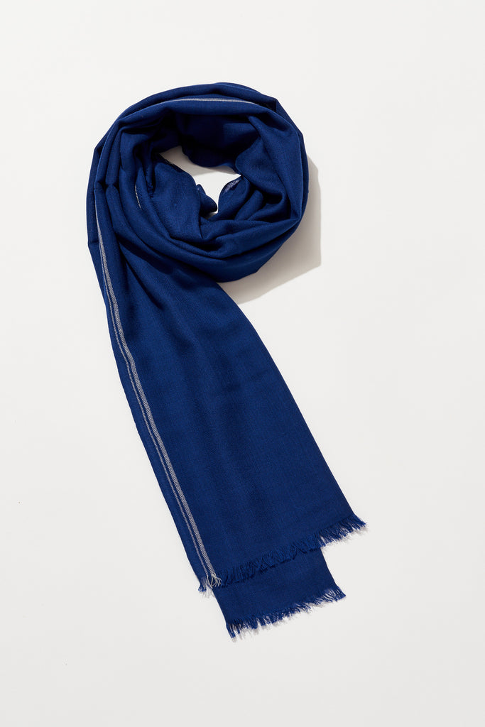 Frayed Edge Cashmere Scarf