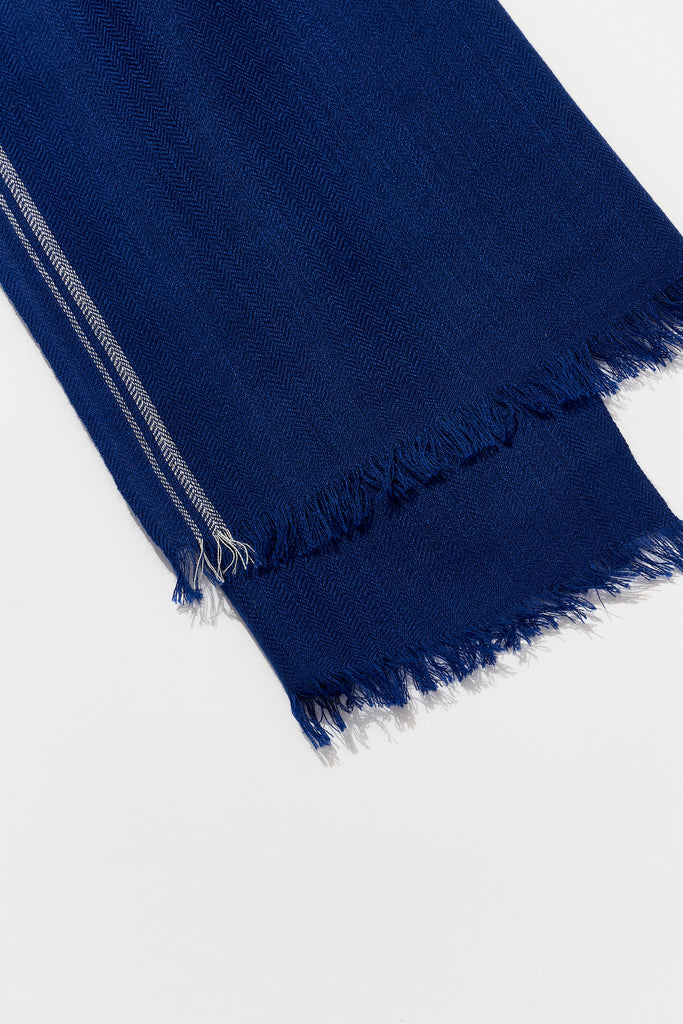 Frayed Edge Cashmere Scarf