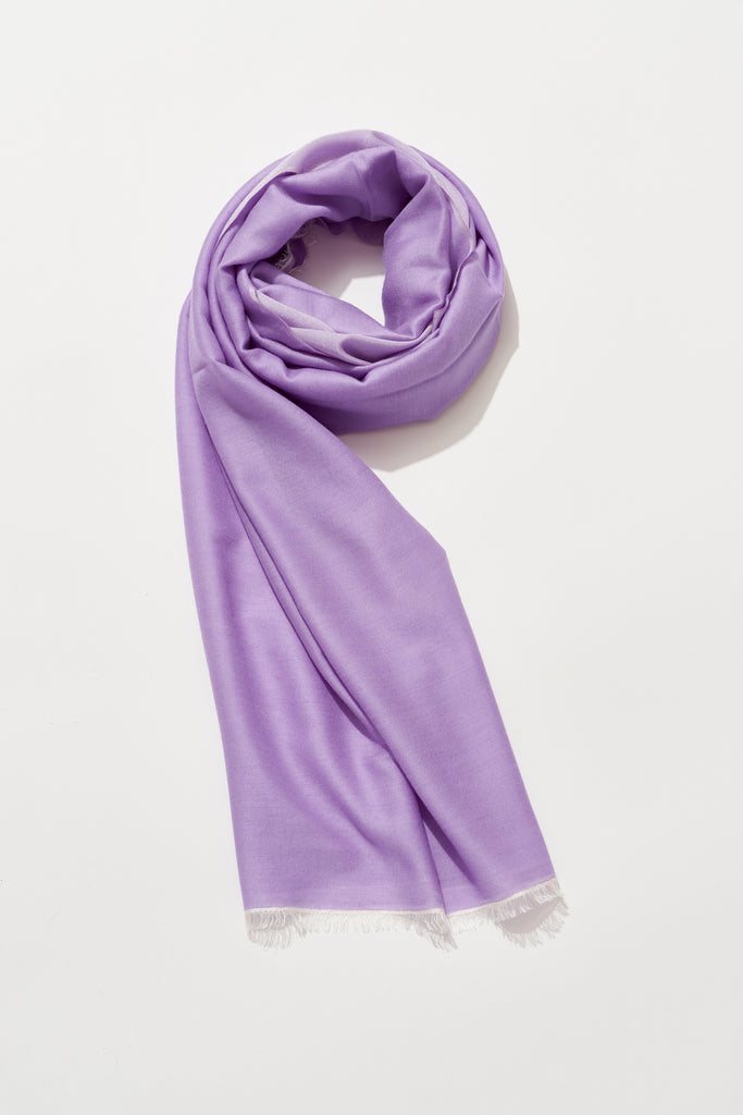 Frayed Edge Cashmere Scarf
