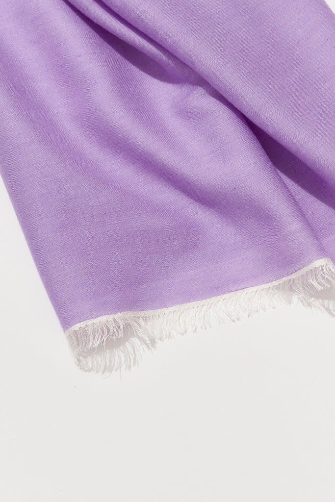 Frayed Edge Cashmere Scarf