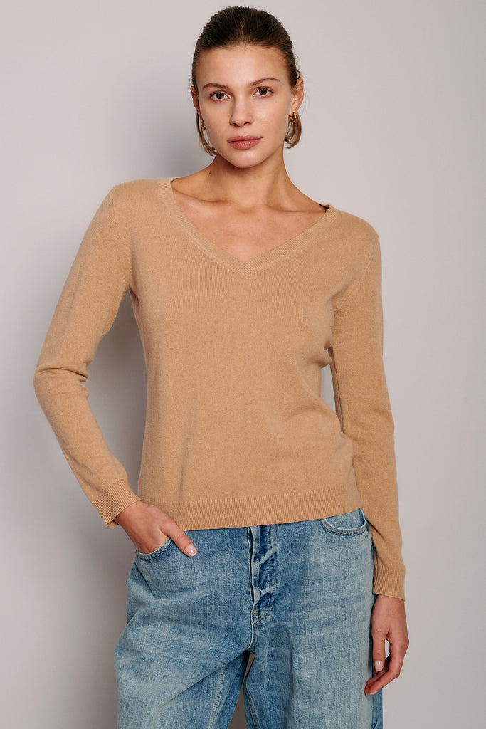 Gianna Cashmere V-Neck Sweater