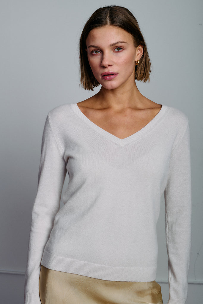Gianna Cashmere V-Neck Sweater