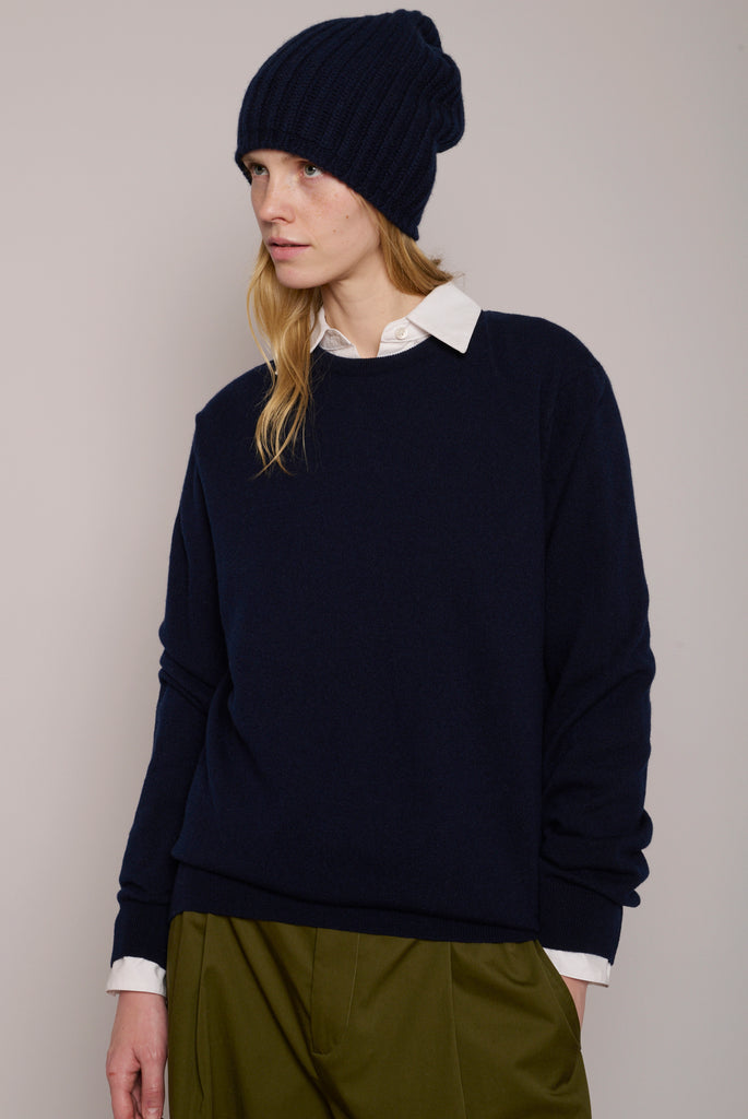Boyfriend Crew Neck Sweater