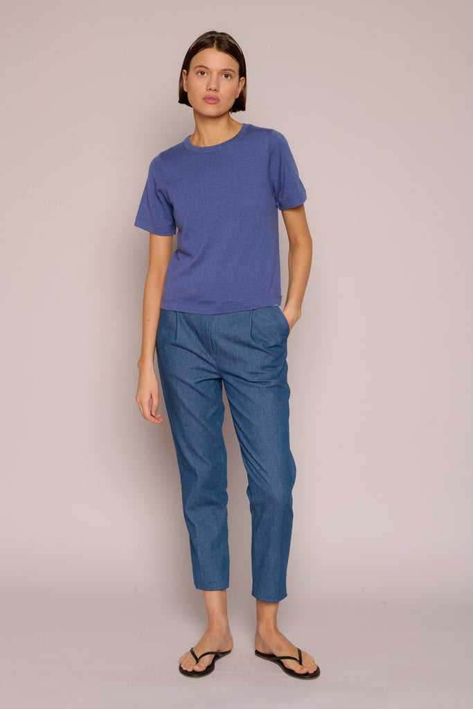 Lara T-Shirt in Cotton Cashmere