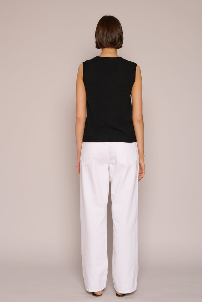 René Sleeveless Shell in Cashmere