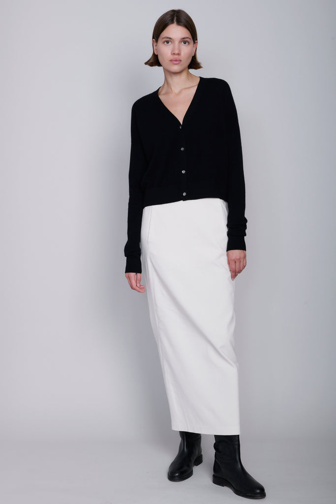Cropped Cashmere Cardigan
