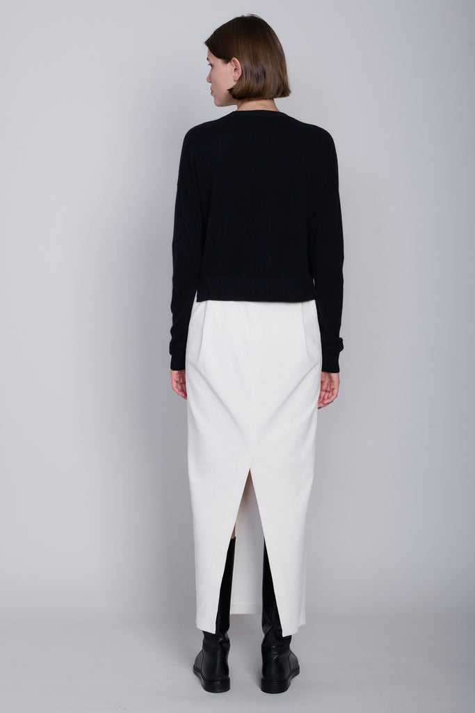 Cropped Cashmere Cardigan