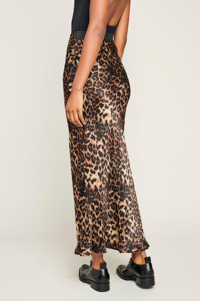 Ava Silk Bias Skirt