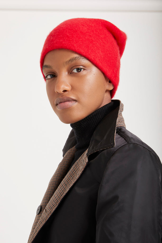 Cashmere Felted Beanie