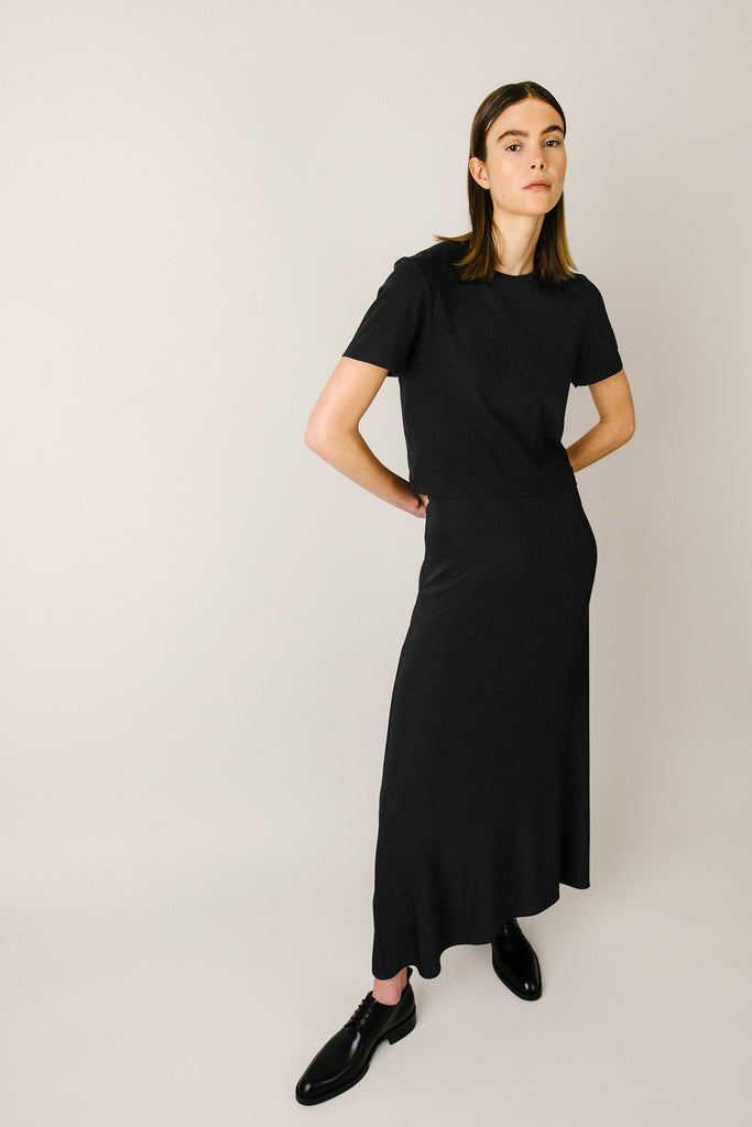 Caryl Matte Jersey Skirt