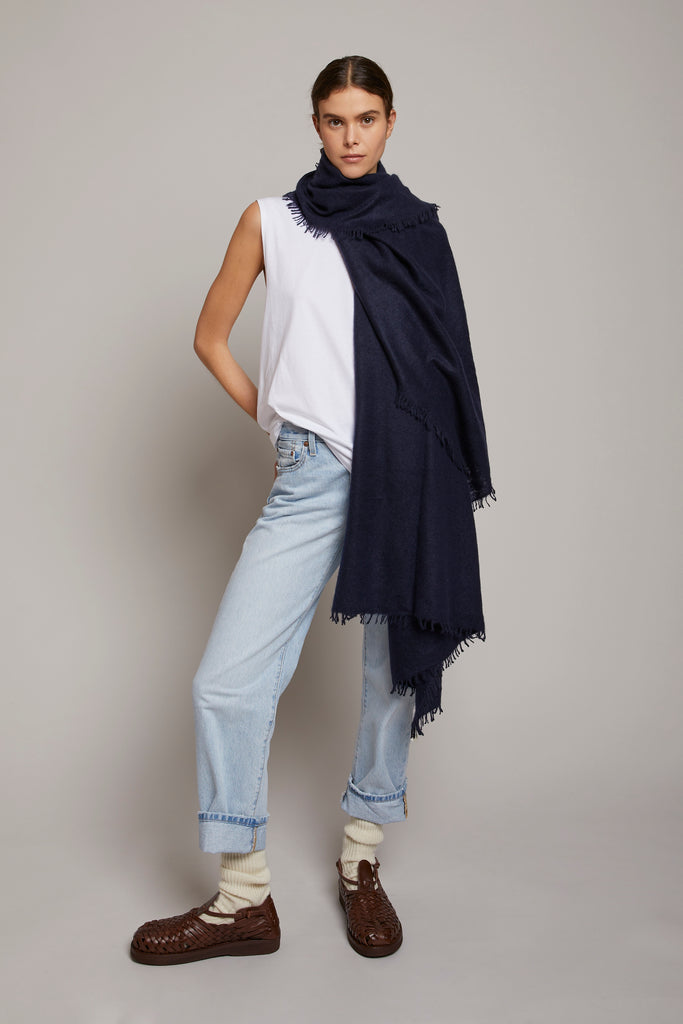 Cashmere Felted Stole