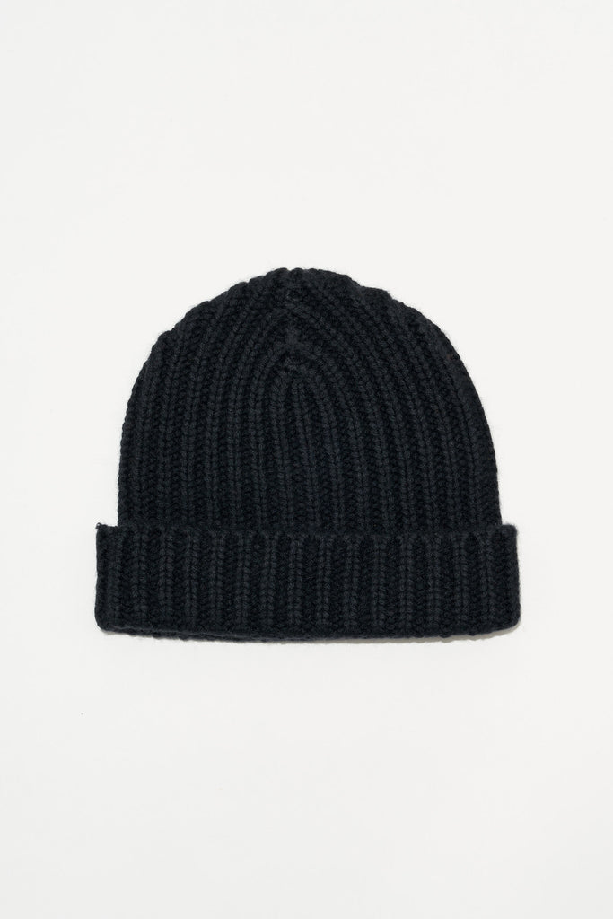 Cashmere Ribbed Beanie