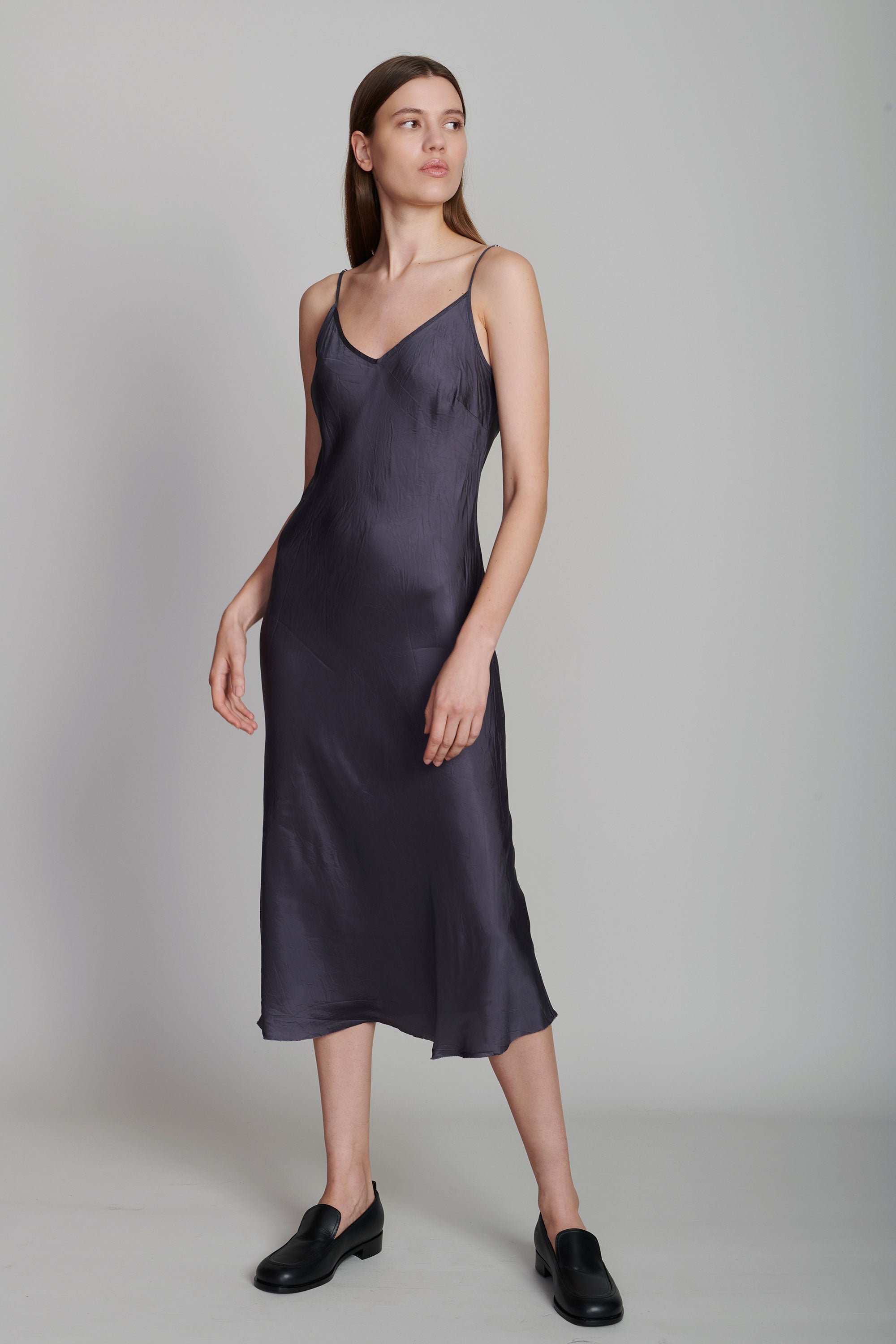 Bias Long Slip - Charcoal - Organic by John Patrick